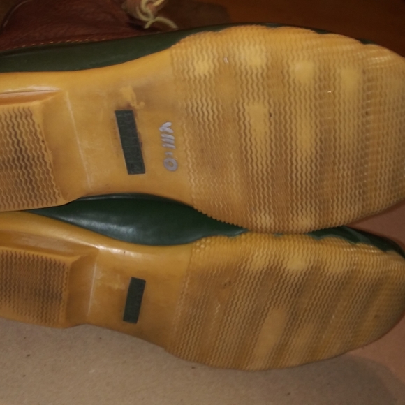 Sperry Women's Saltwater Duck Boot in Tan/Green by - Picture 4 of 6